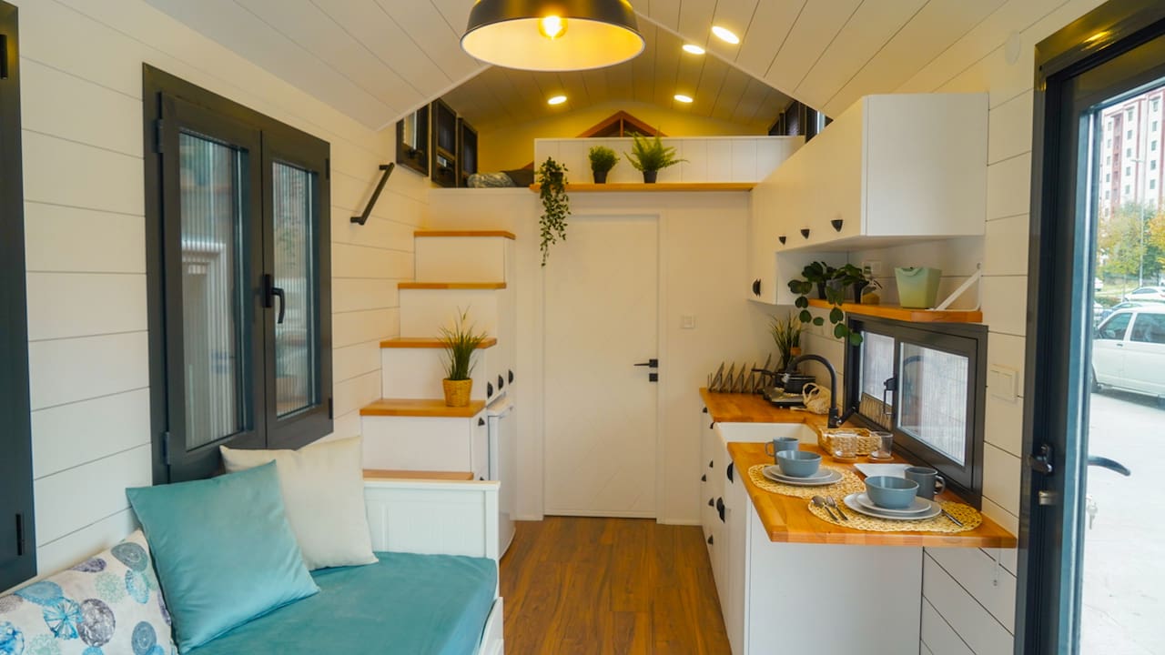 tiny house tekerlekli ev mobil ev minimalist minimalizm